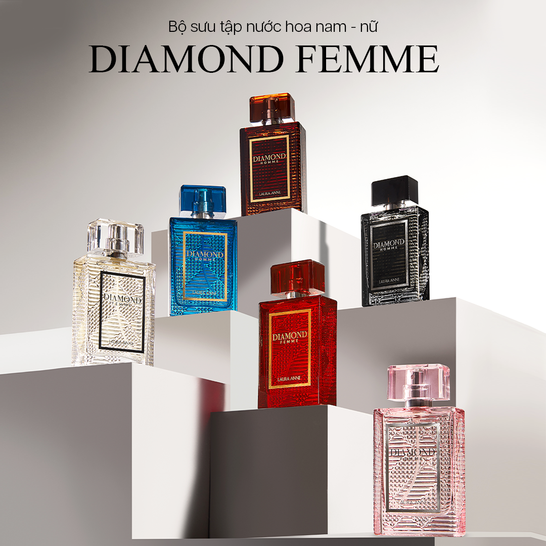 Mô tả Nước hoa Nam Nữ Laura Anne Diamond Homme - Femme 45ml - 1