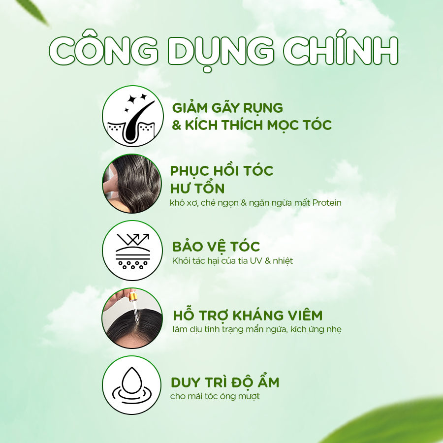Mô tả Serum Bưởi Gennie Natural Care ngăn rụng & kích thích mọc tóc 30ml [DATE T1/26] - 5