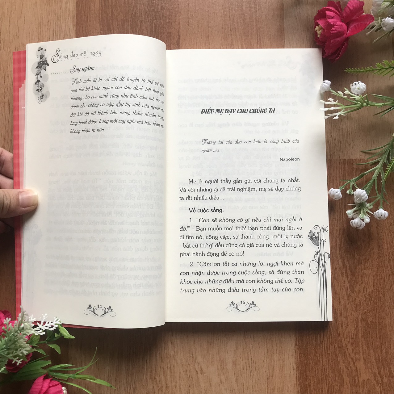 Trang sách Sống Đẹp Mỗi Ngày - Tình thầy cô