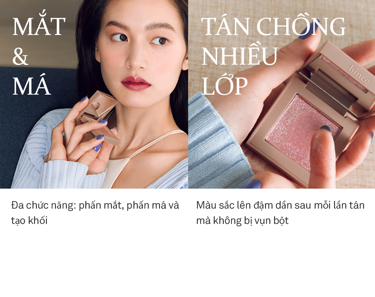 Mô tả Phấn Mắt hince New Depth Eyeshadow 3G - 8