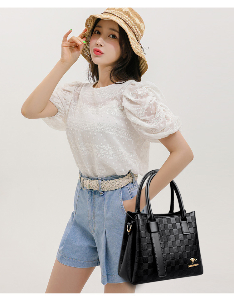 Mô tả Túi xách nữ công sở Hàn Quốc đẹp cao cấp đeo vai đeo chéo 2025 Kaidifeiniroo KF46 (5293) Size 26cm. - 1