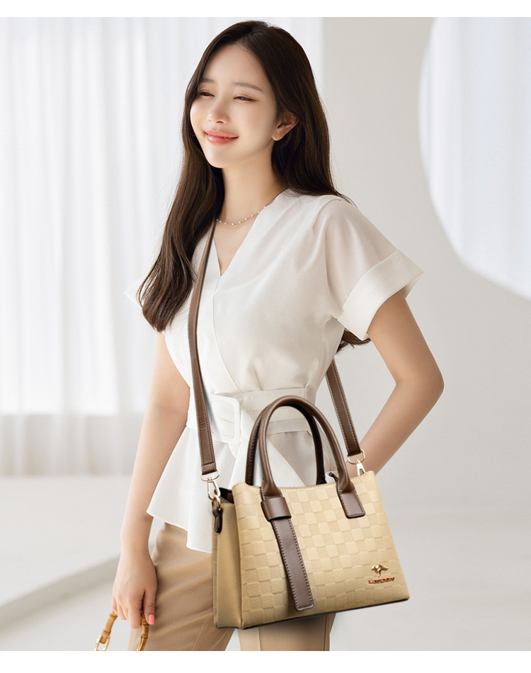 Mô tả Túi xách nữ công sở Hàn Quốc đẹp cao cấp đeo vai đeo chéo 2025 Kaidifeiniroo KF46 (5293) Size 26cm. - 2