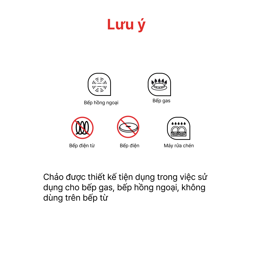 Mô tả Chảo chống dính sâu lòng 2 quai, chịu nhiệt tốt 32, 34, 36cm HAPPYCOOK - 4