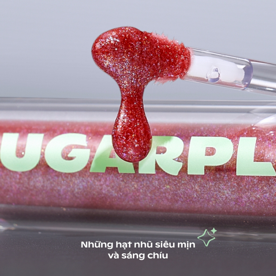 Mô tả Son Nhũ Bóng OFÉLIA SUGARPLUM MintyIce Sparkling Gloss Căng Mọng, Lấp Lánh Daily Beauty - 6