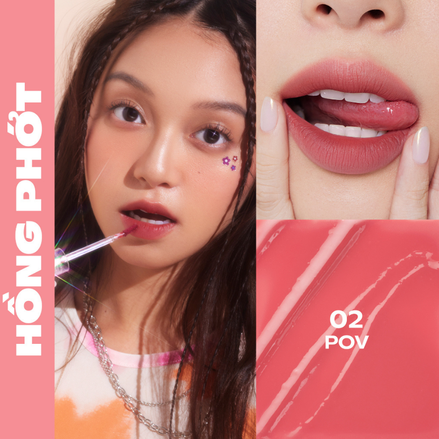 Mô tả Son Tint Nước OFÉLIA SUGARPLUM MistyNow Blurring Tint 3.8g Daily Beauty - 7