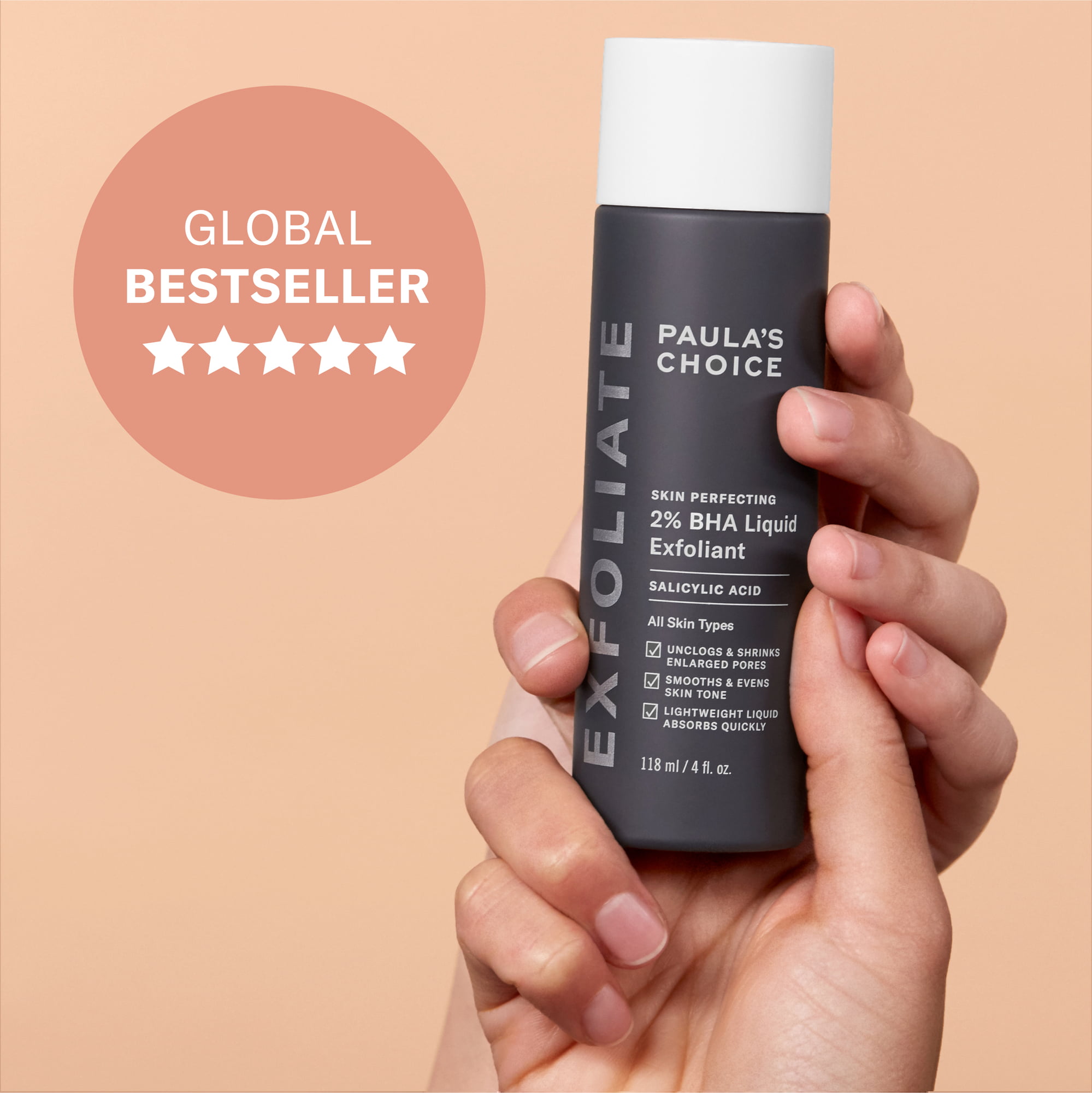 Mô tả Tẩy Da Chết Hóa Học Paula’s Choice 2% BHA Skin Perfecting 2% BHA Liquid (30ml) - 1