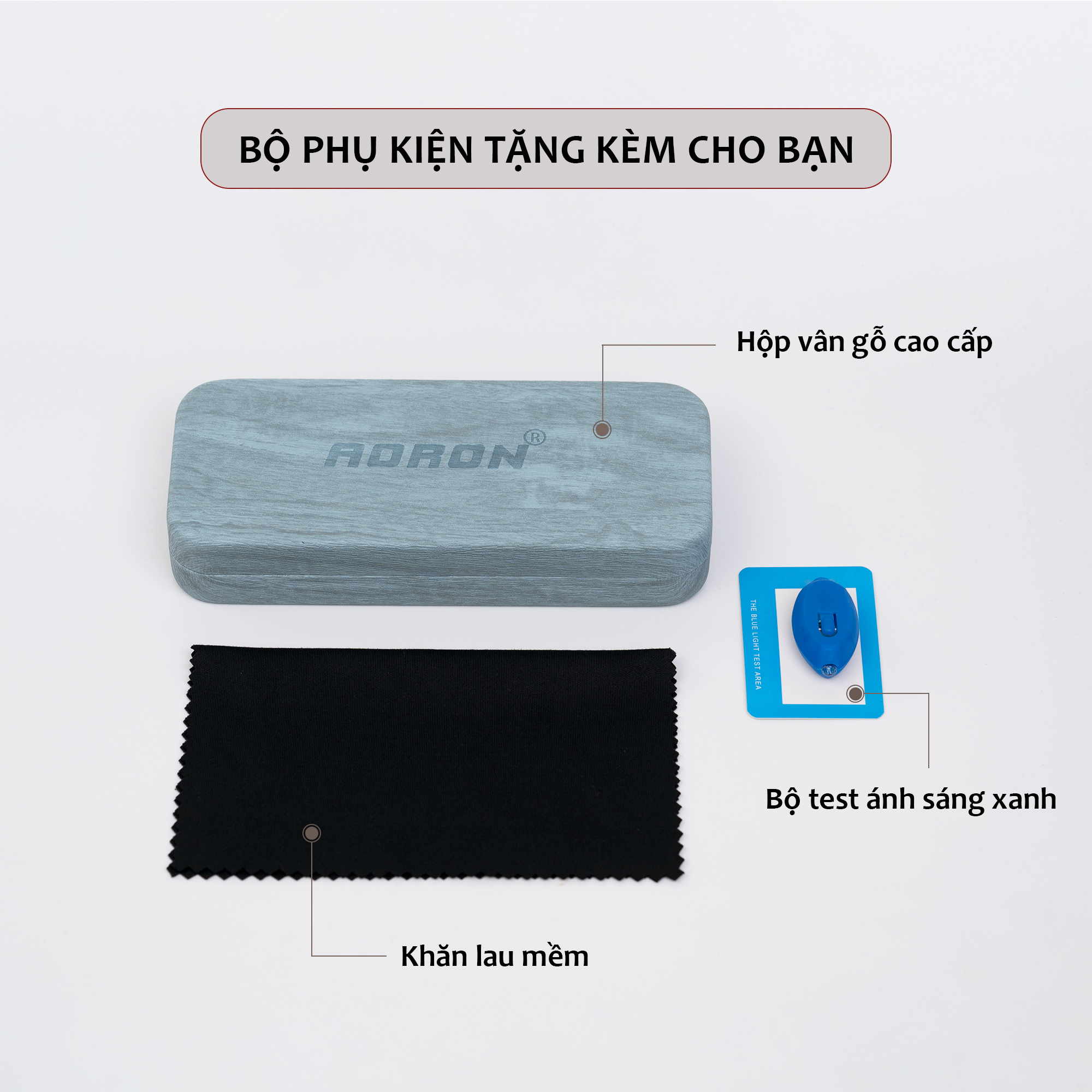 Mô tả Kính Chống Ánh Sáng Xanh Gọng Siêu Dẻo AORON Giảm Mỏi Mắt Chống Tia Bức Xạ, Hạn Chế Cận Thị Có Thể Thay Tròng AK146 - 1