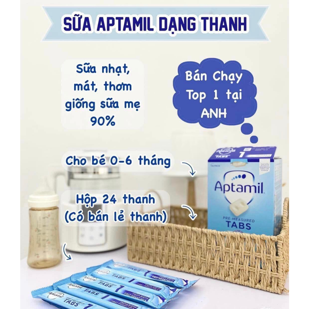 Mô tả Aptamil - Sữa công thức dạng thanh Aptamil - Số 1 - thanh lẻ - SCT00600102 - 1