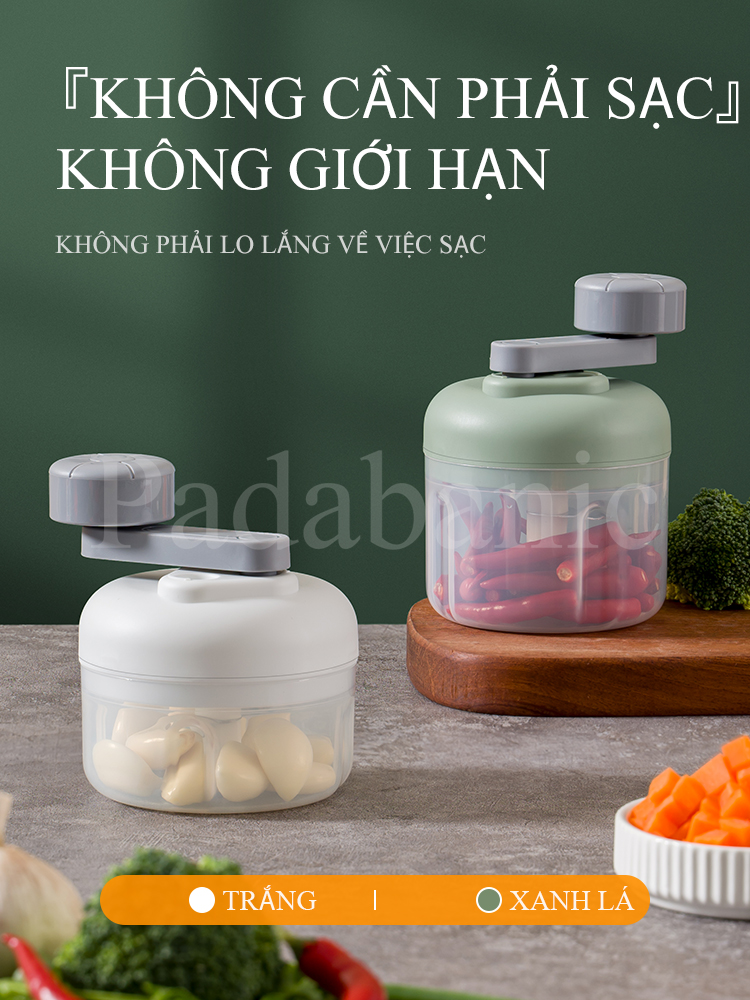 Máy Xay Tỏi Ớt Mini Padabanic 006-005 Chi Tiết