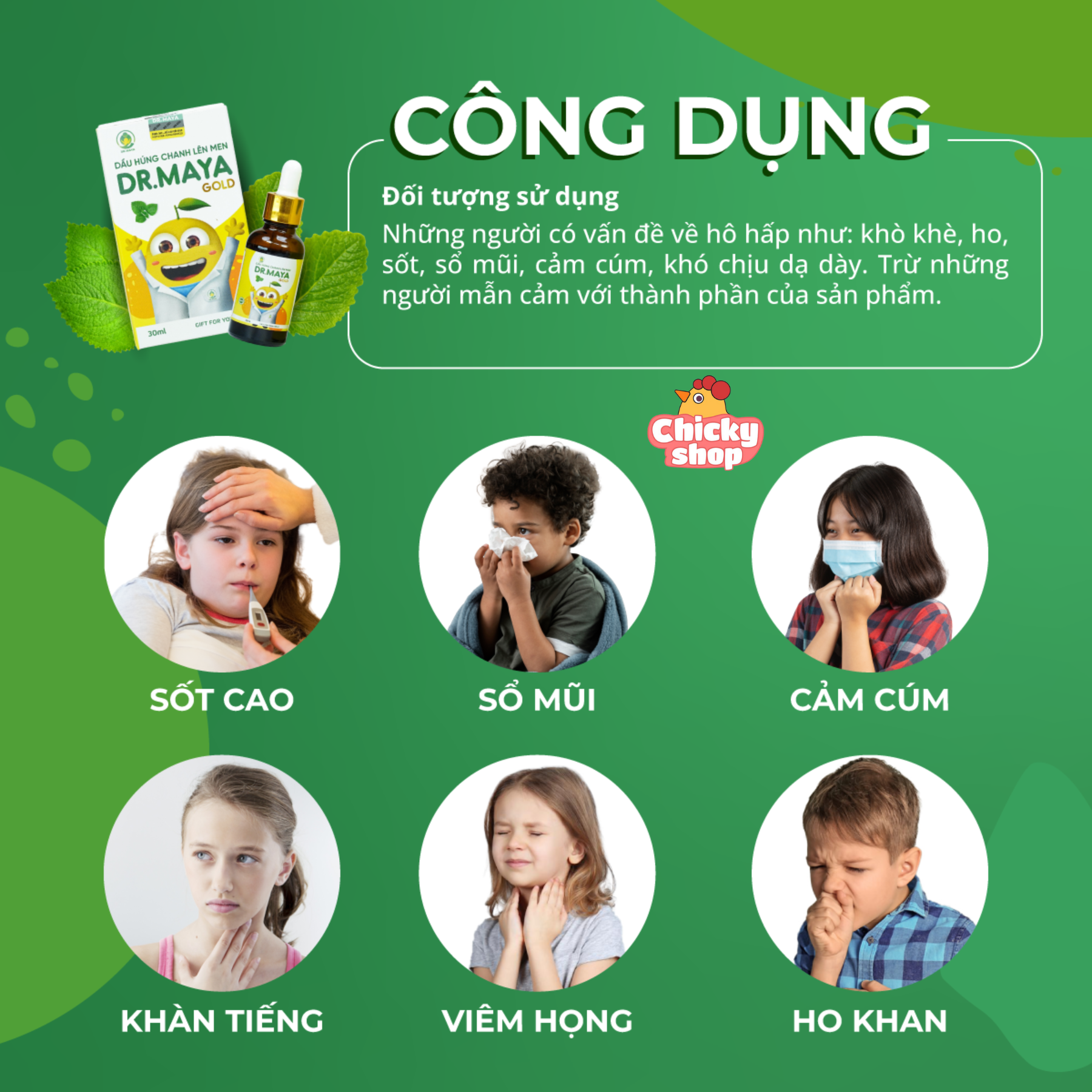 Mô tả Dầu húng chanh lên men Minion Gold Dr.Maya 30ml - 3
