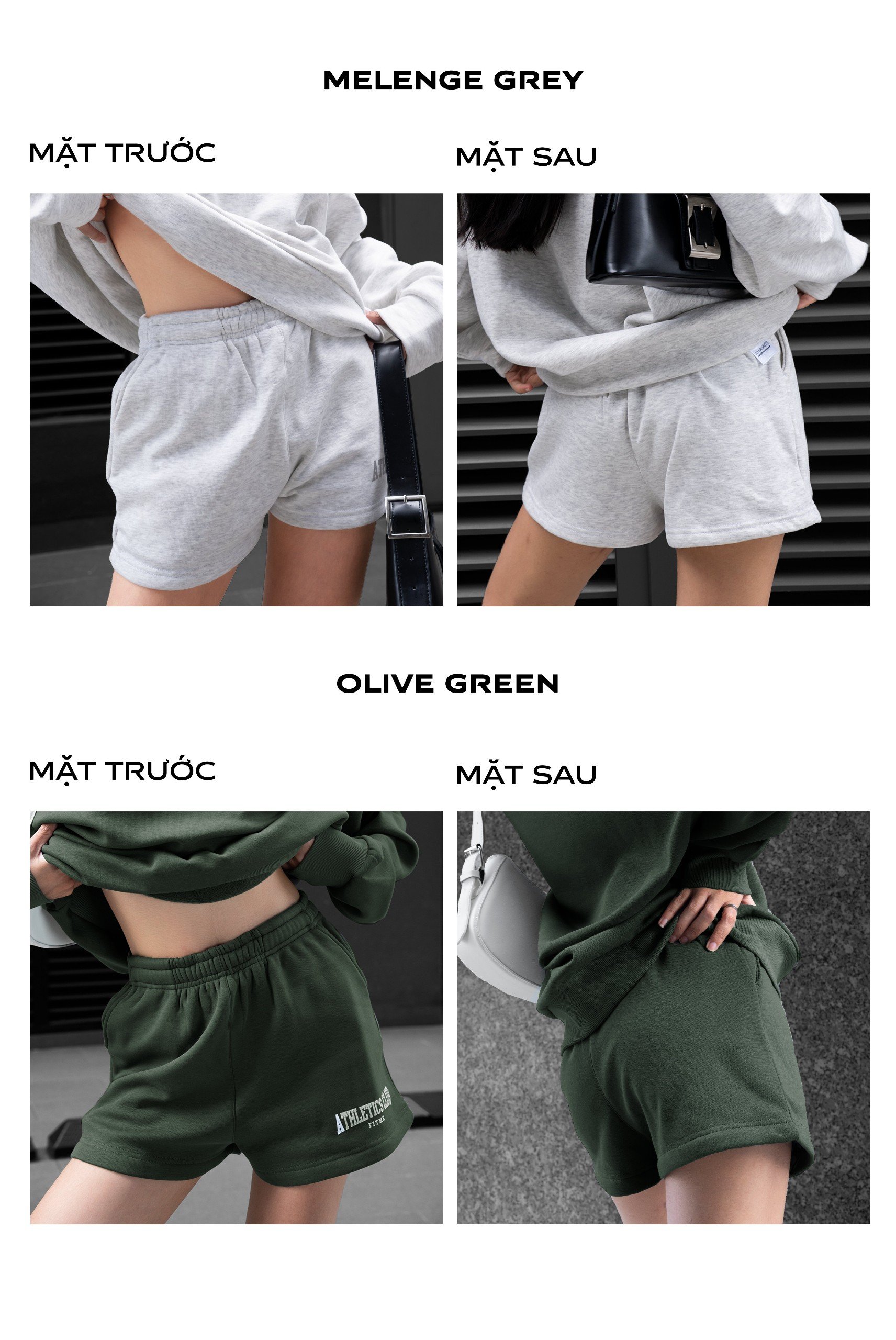 Mô tả Quần short nỉ nữ Fitme dày dặn năng động - QNAC - 7