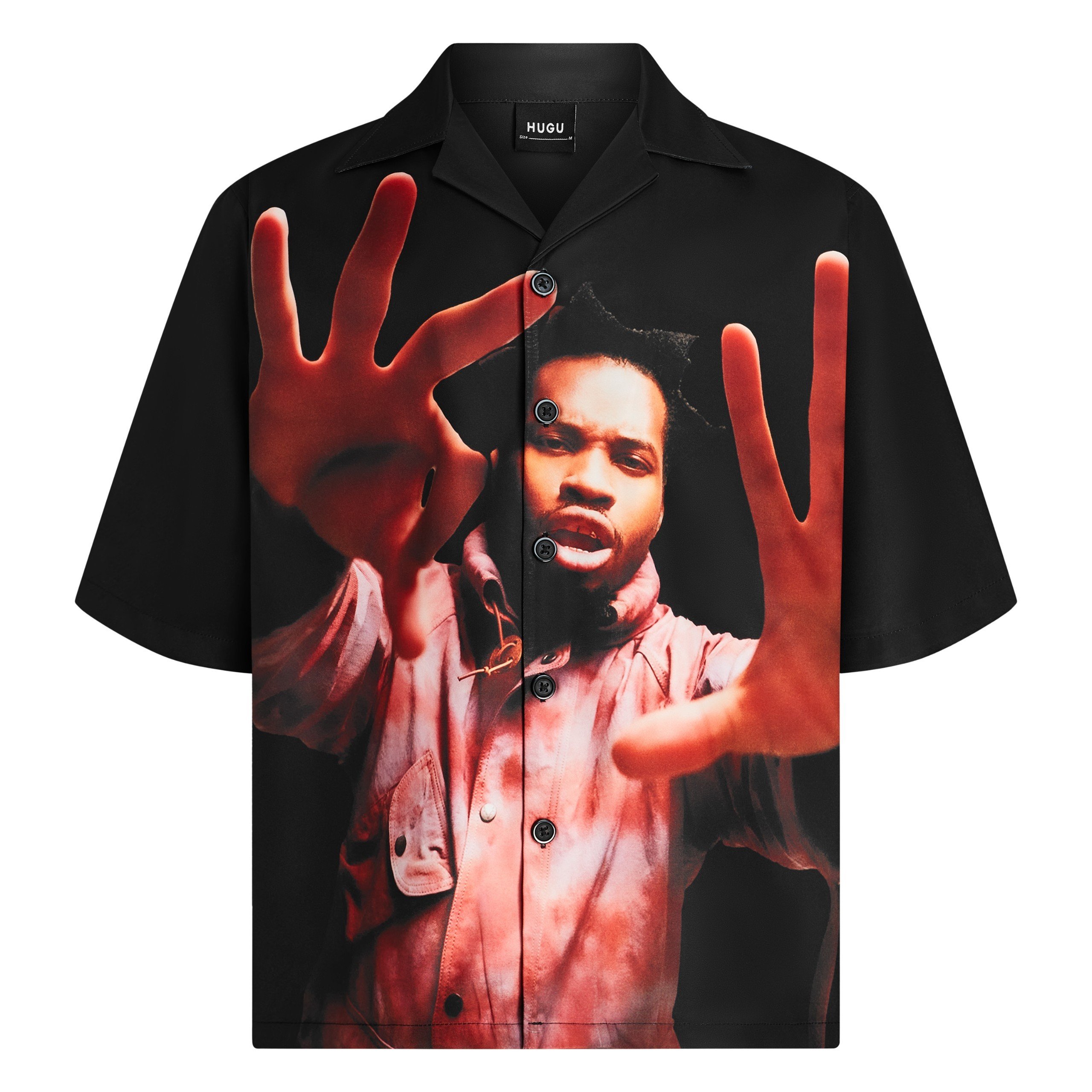 Áo sơ mi nam tay ngắn cuban shirt local brand HUGU - UNBEATEN - cổ áo ...