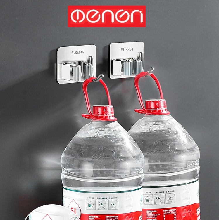 Mô tả Móc Treo Cây Lau Nhà INOX 304 Dán Tường Gạch Men- OENON - 2