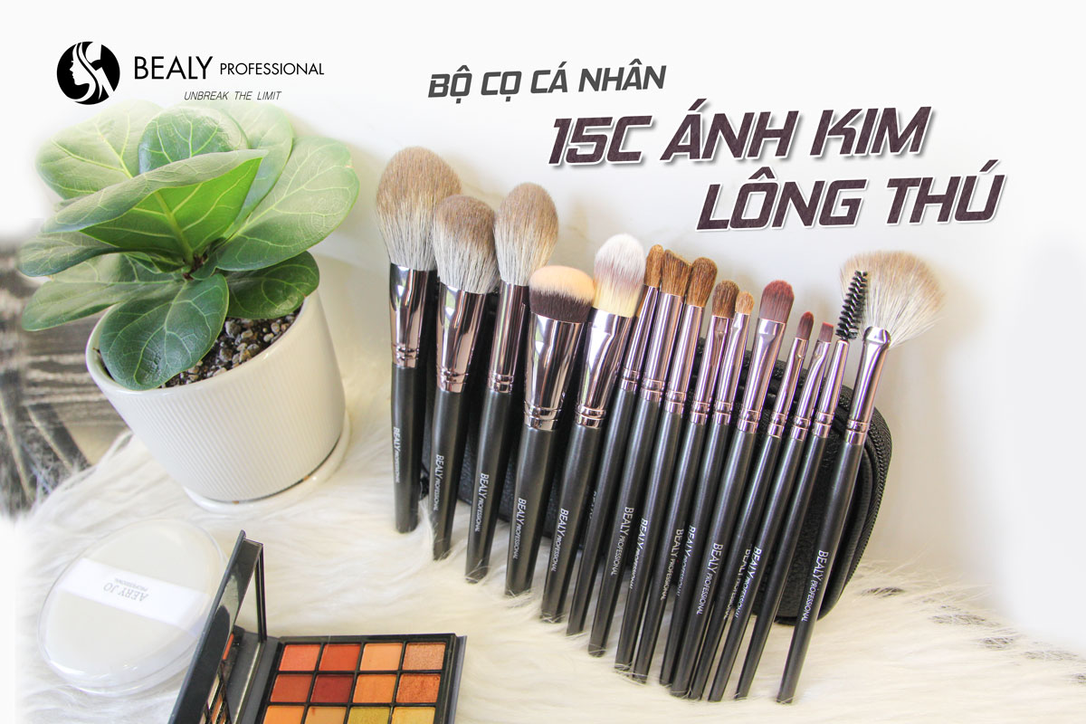 Mô tả BỘ CỌ CÁN ĐEN ÁNH KIM LÔNG THÚ 15C + TÚI - 1
