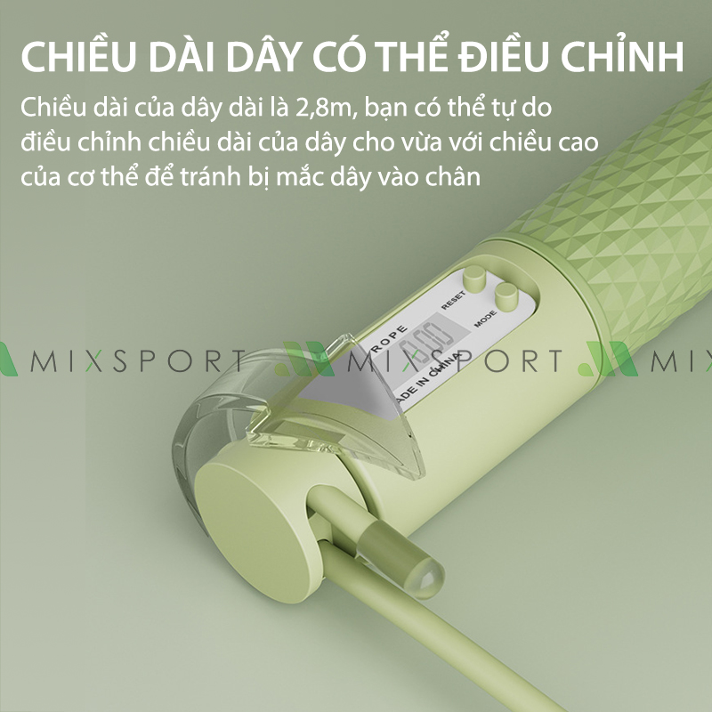 Mô tả Dây Nhảy Thể Dục Đếm Số Vòng Tự Động, Dây Tập Nhảy Không Dây Giảm Cân Tại Nhà - 4