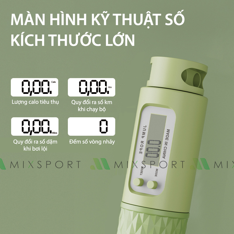 Mô tả Dây Nhảy Thể Dục Đếm Số Vòng Tự Động, Dây Tập Nhảy Không Dây Giảm Cân Tại Nhà - 8