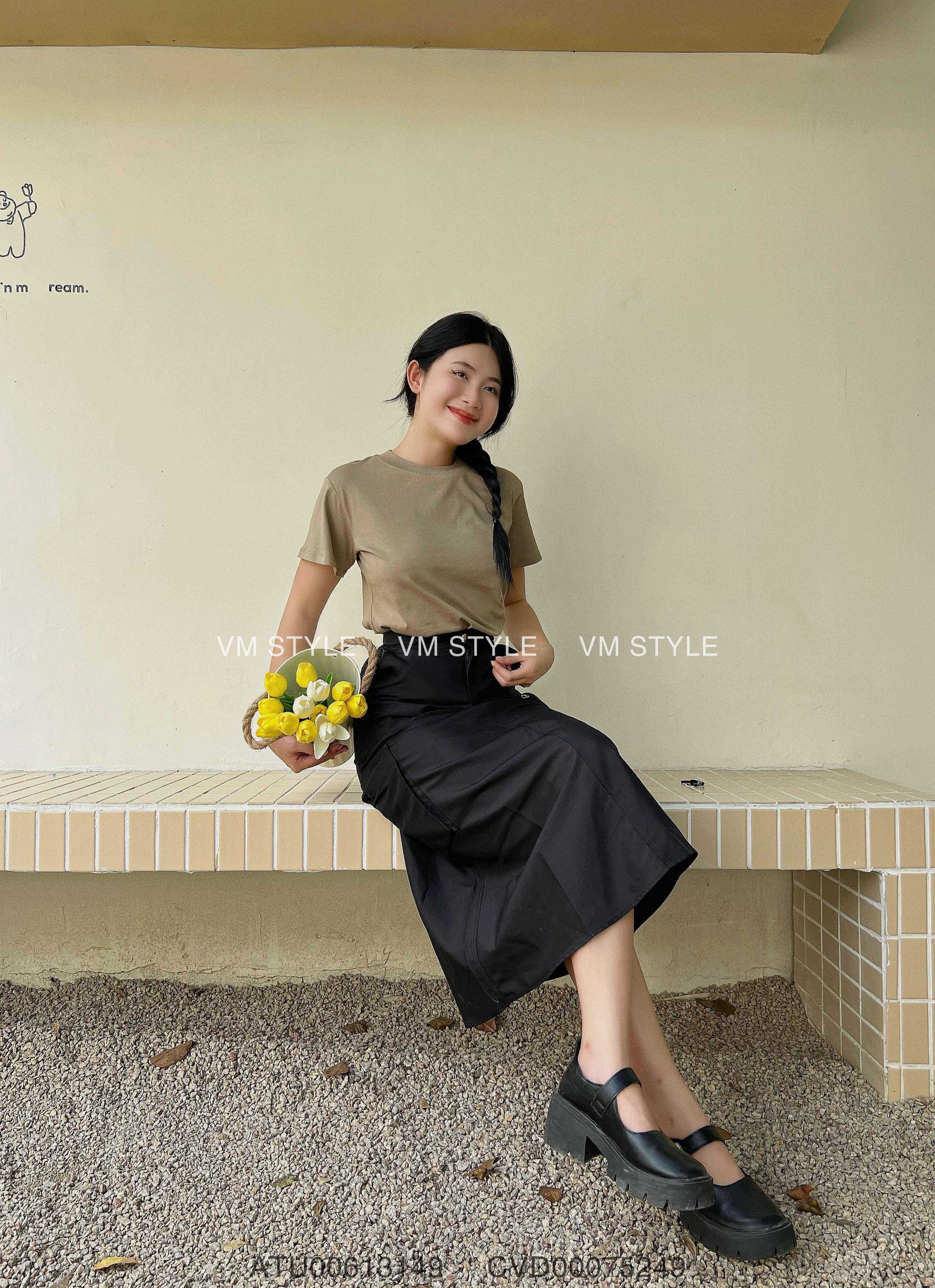 Phối đồ với áo thun VMSTYLE babytee 3