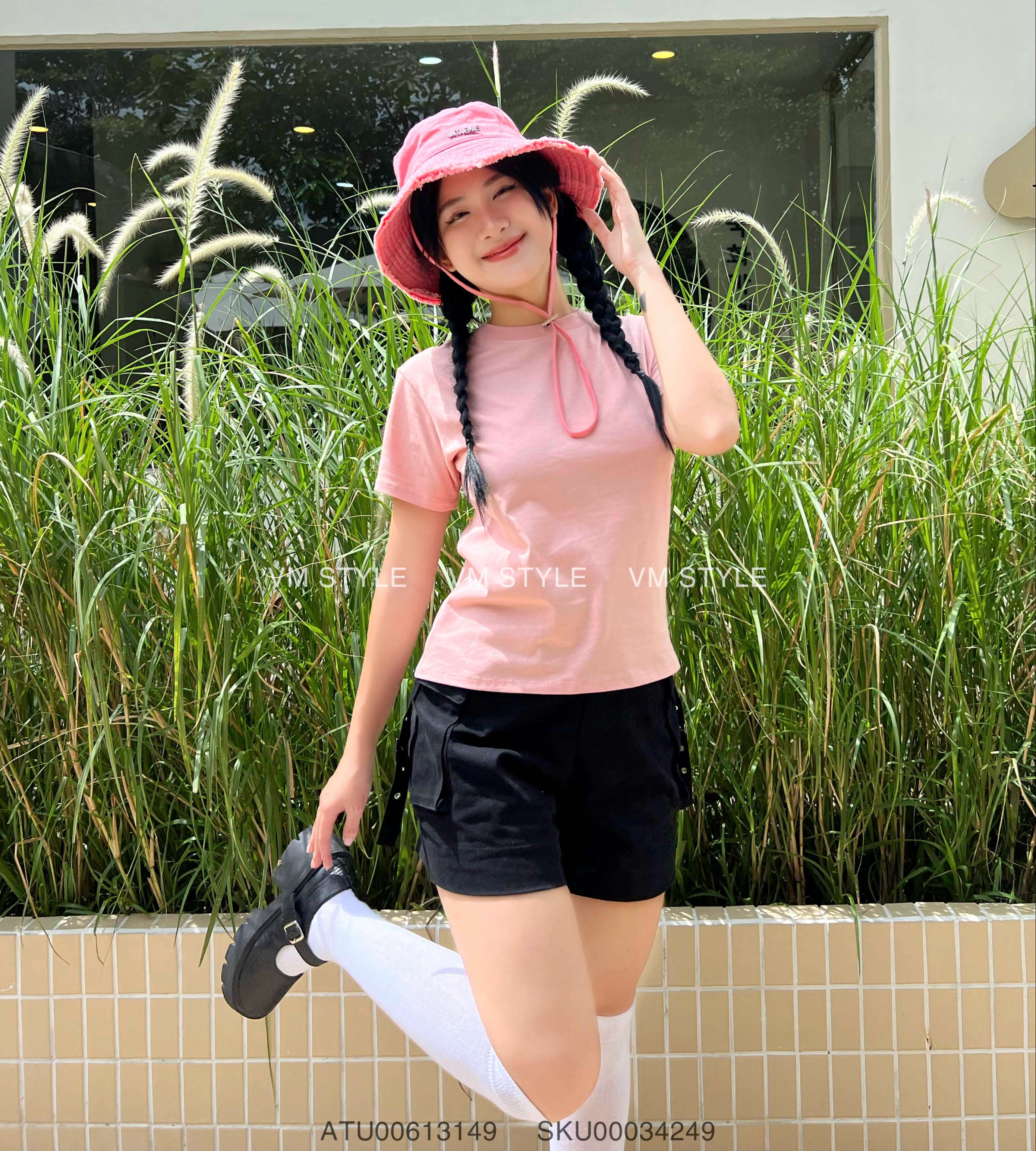 Phối đồ với áo thun VMSTYLE babytee 9