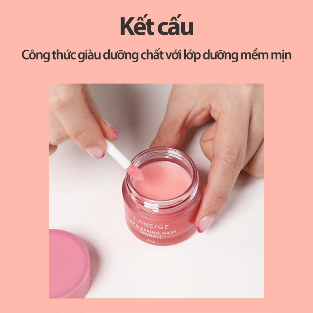 Mô tả Mặt nạ ngủ dành cho môi Laneige Lip Sleeping Mask 20G_Berry - 8