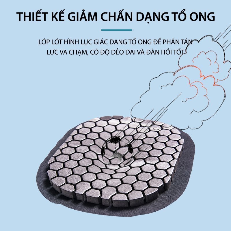 Mô tả Băng Bảo Vệ Ống Đồng MixSport Với Miếng Lót Đệm Giày Giảm Chấn Thương, Giảm Đau Trong Bóng Đá - 2