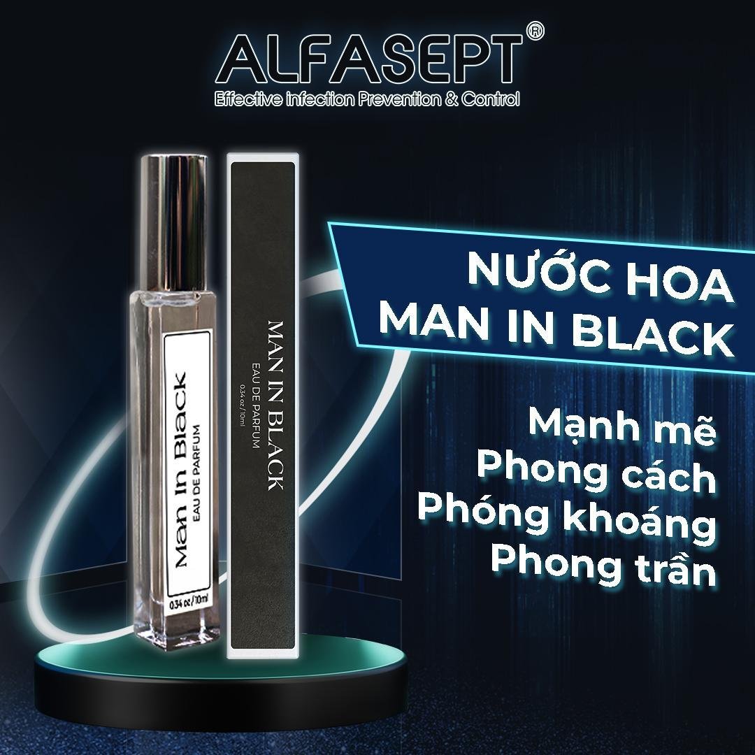 Mô tả Nước Hoa Nam LEMOND Man In Black 10ml Mùi Hương Nam Tính, Tươi Mát và Lưu Hương Tốt 10ml - 1