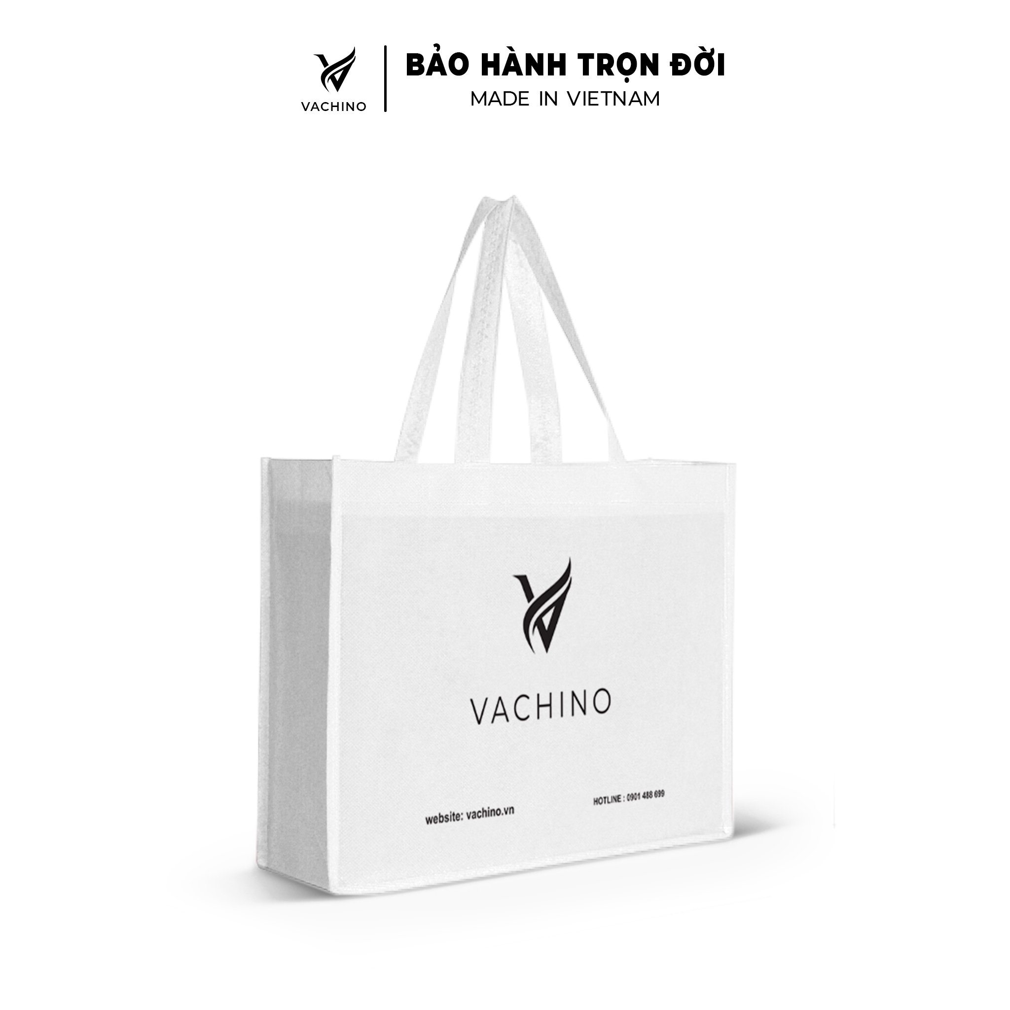 Mô tả Túi vải dựng quà tặng thương hiệu VACHINO-TX033 - 1