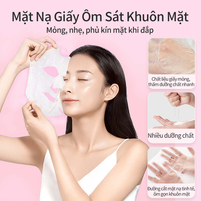 [MUA 1 HỘP TẶNG 1 MIẾNG] - Mặt Nạ Giấy COLORKEY LUMINOUS Vitamin B5 Cấp ...