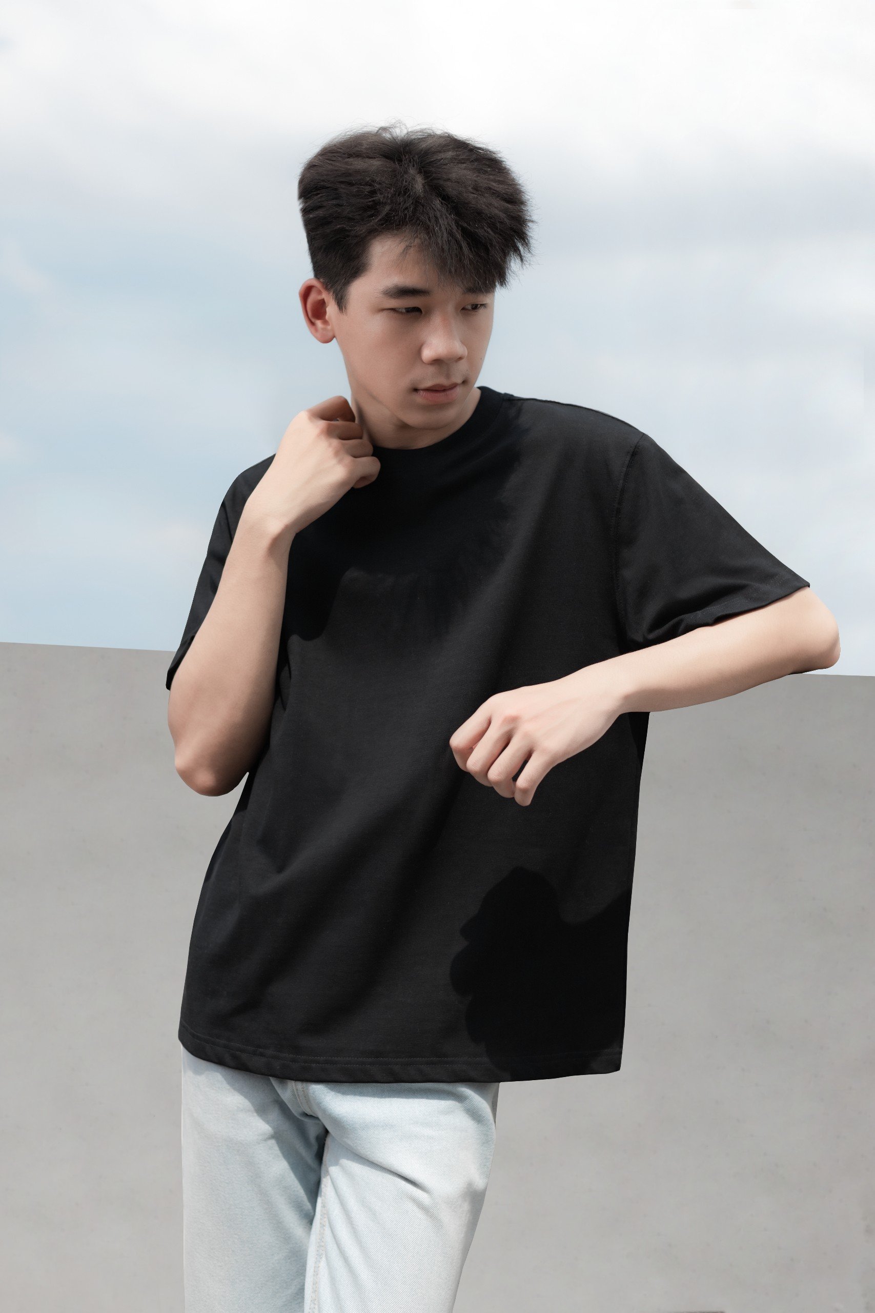 Mô tả Áo Thun Tee cổ tròn 100% cotton 250gsm Unisex Lados-19144 chất dày dặn, thấm hút, phong cách trẻ trung - 8