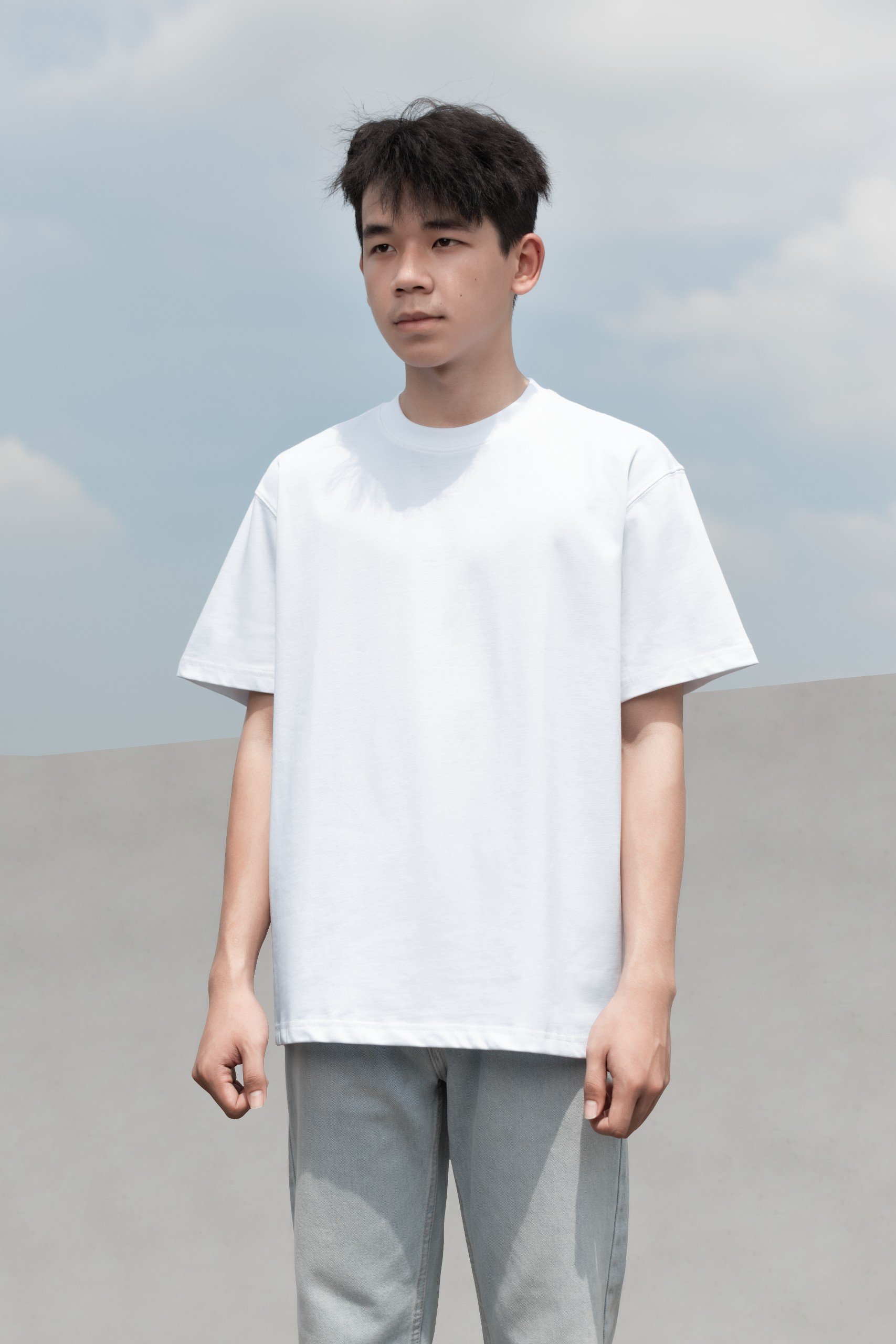 Mô tả Áo Thun Tee cổ tròn 100% cotton 250gsm Unisex Lados-19144 chất dày dặn, thấm hút, phong cách trẻ trung - 6