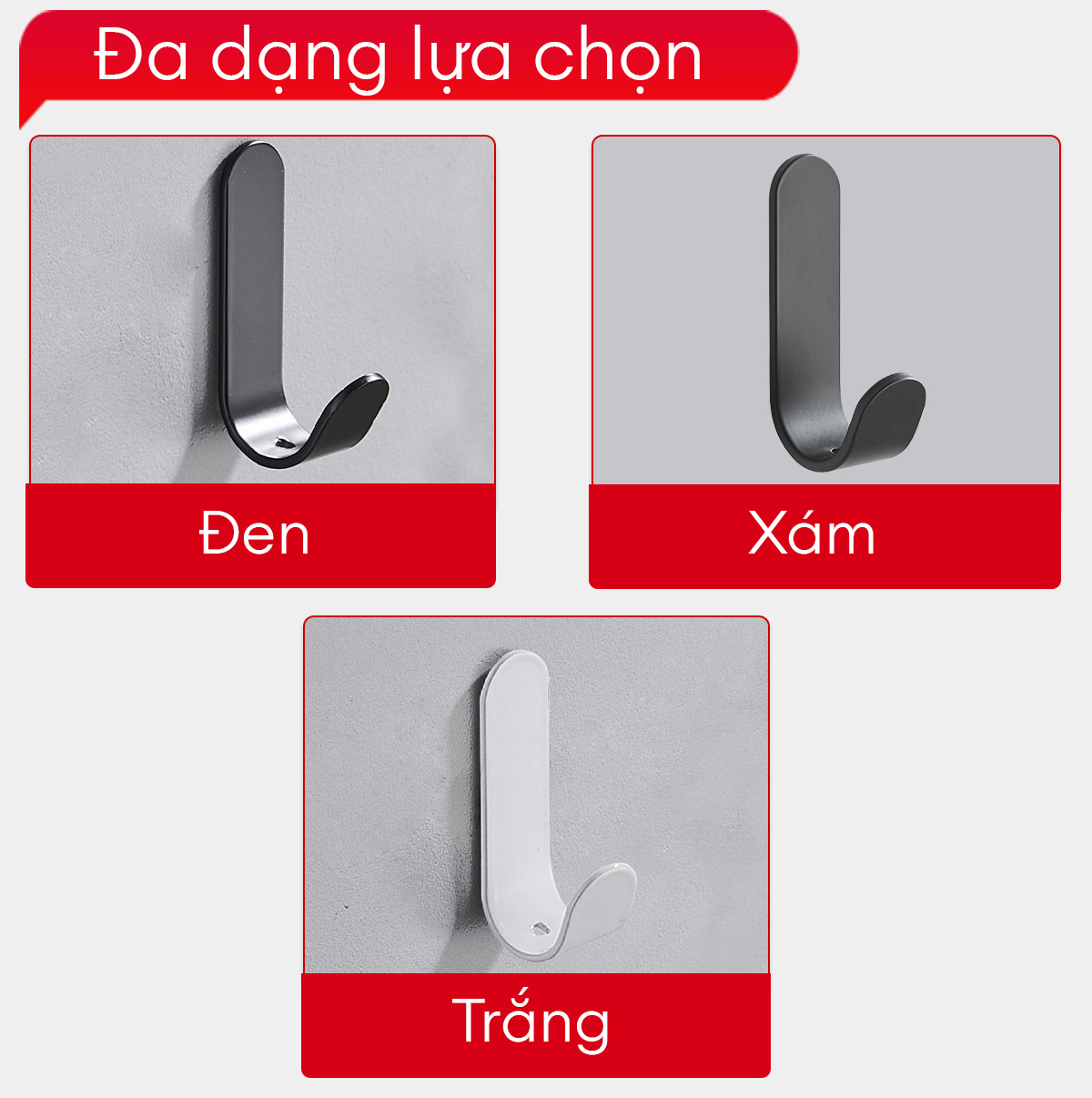 Móc Treo Đồ Dán Tường Enomax - Chống gỉ