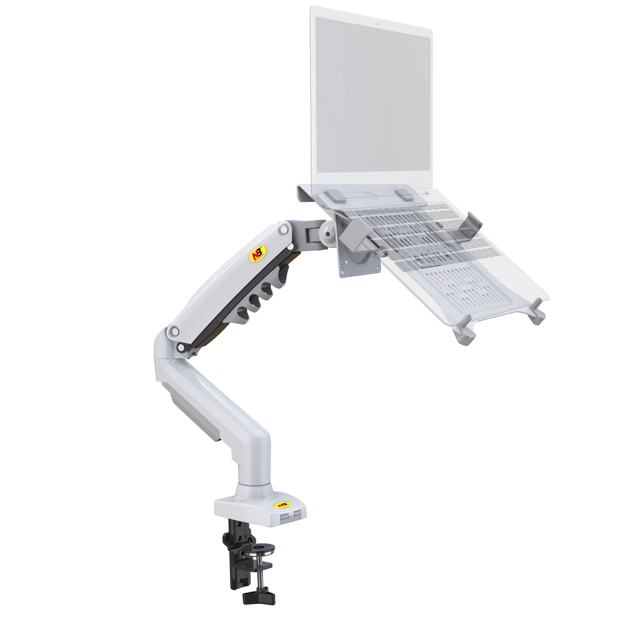 Mô tả Giá đỡ kẹp North Bayou NB-FP2 - Laptop, Máy tính bảng, iPAD [Màn hình 10 inch - 17.3 inch] NB FP2 trắng - 2
