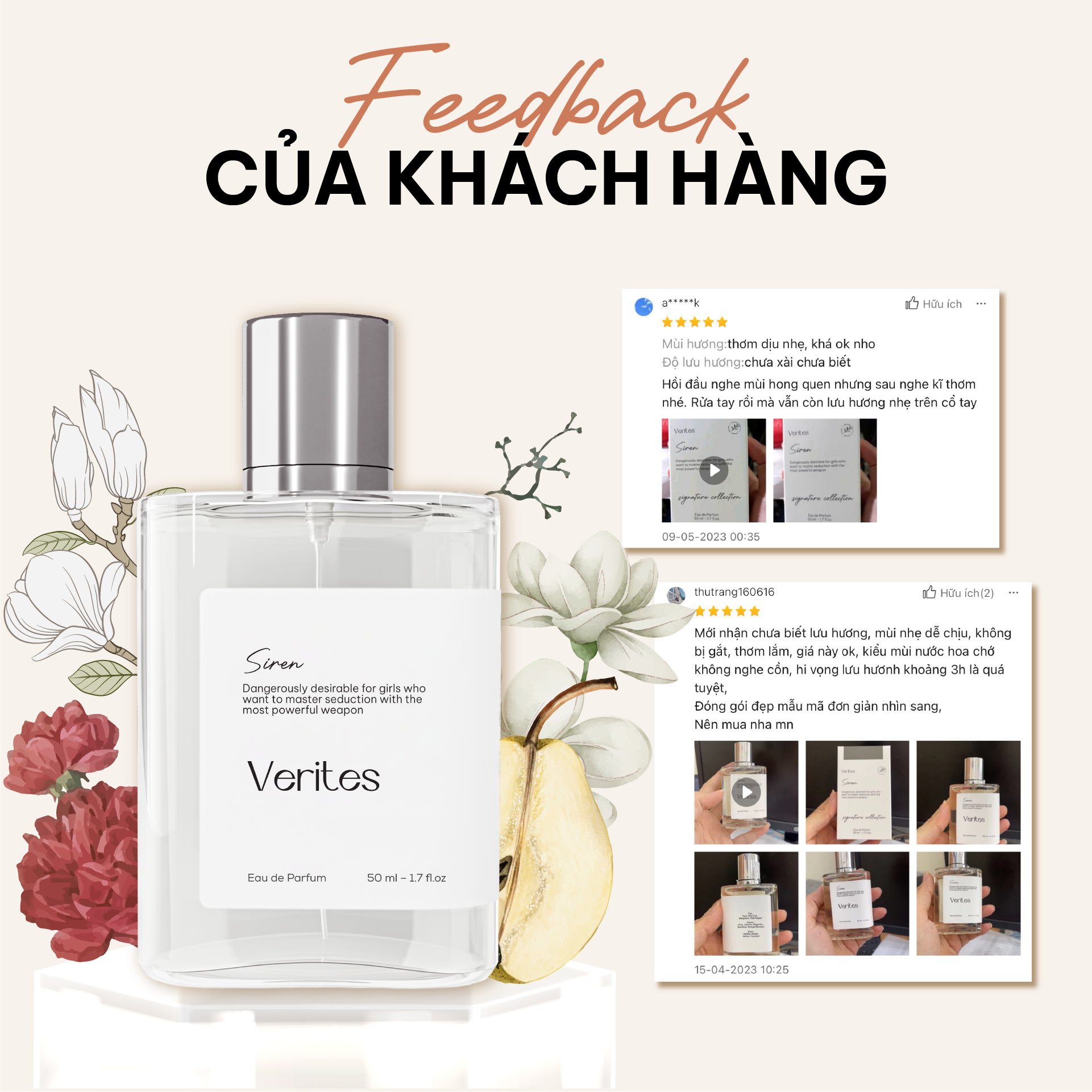 Mô tả Bộ sưu tập 6 hương nước hoa VERITES The An Epilogue In Scents 50ml - 8