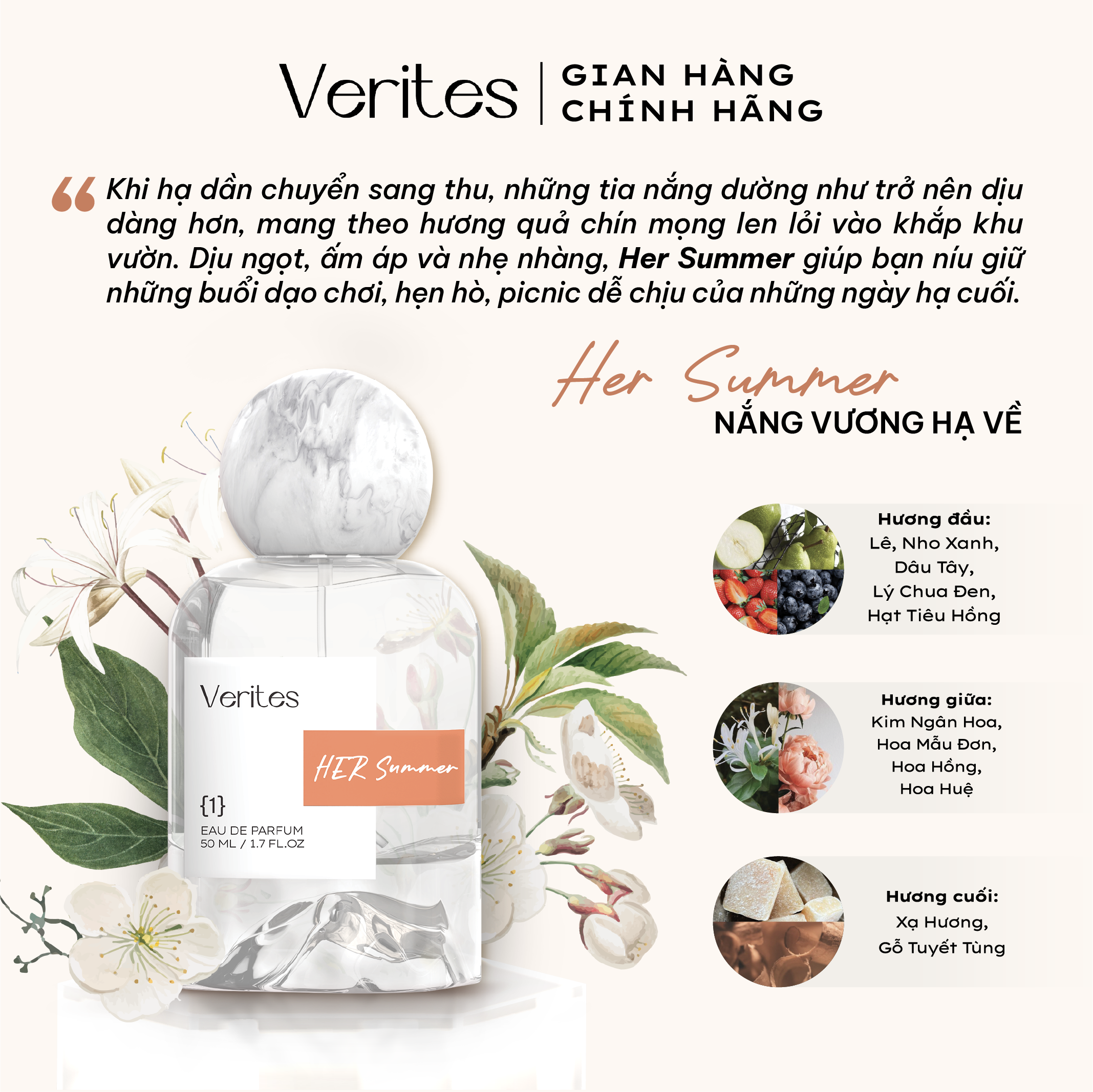 Nước hoa Verites Her Summer