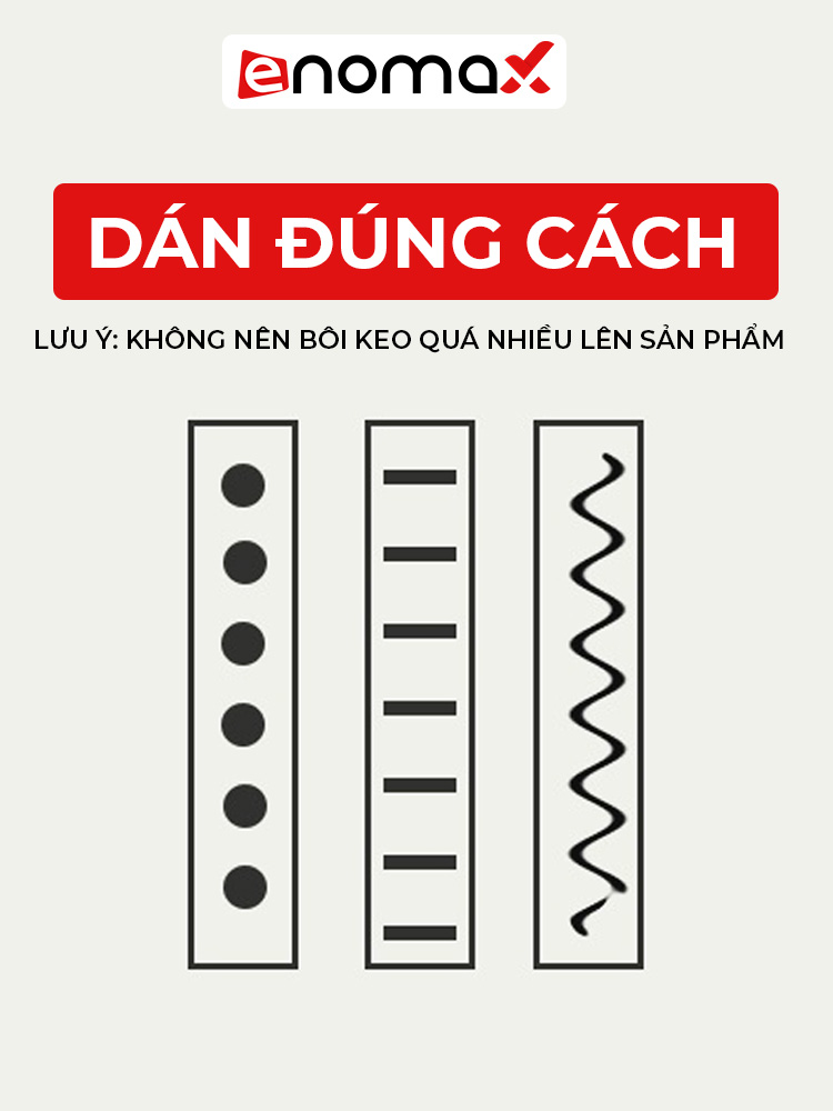 Mô tả Keo chuyên dụng dán tường siêu chắc chắn, dán được nhiều vật dụng cứng, gỡ ra dễ dàng Enomax (Eno - 0171) - 3