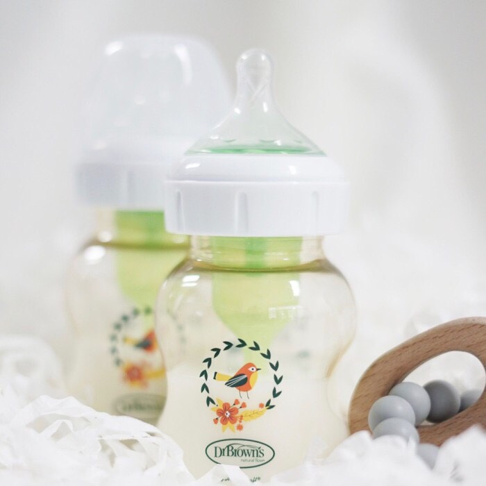 Mô tả Bình sữa cổ rộng Dr.Brown's nhựa PPSU Option Plus 100% chính hãng 150ml và 270ml - 1