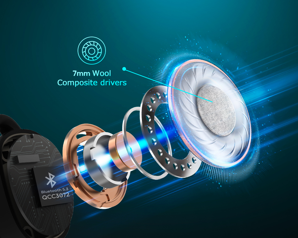 Mô tả Tai nghe Bluetooth True Wireless EarFun Free Pro 3 Bluetooth 5.3 chống ồn ANC chip Qualcomm QCC3072 - 3