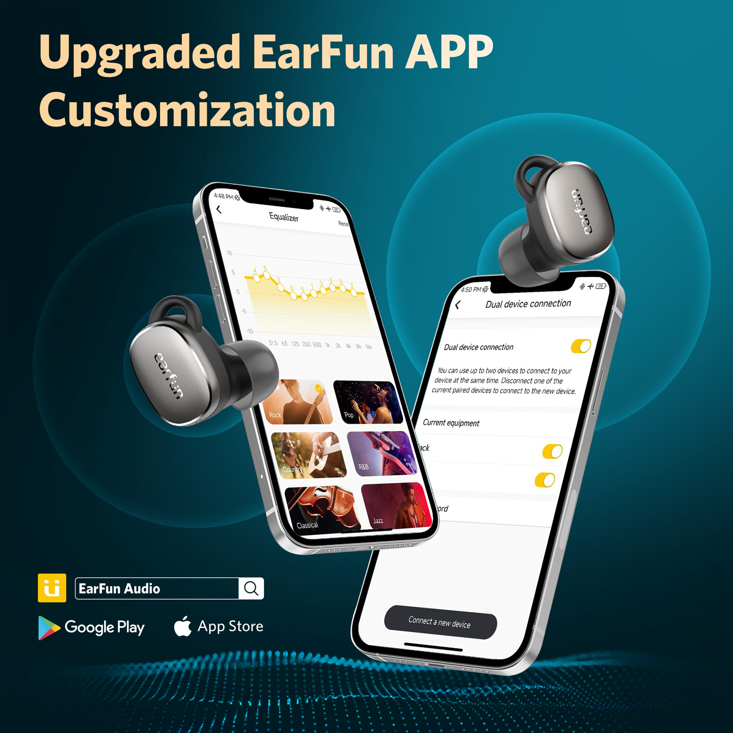 Mô tả Tai nghe Bluetooth True Wireless EarFun Free Pro 3 Bluetooth 5.3 chống ồn ANC chip Qualcomm QCC3072 - 7