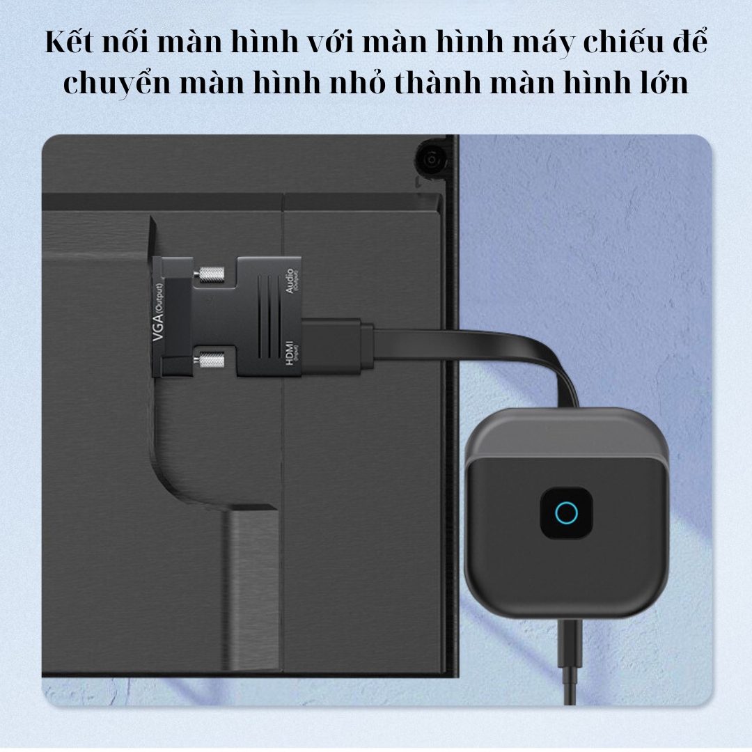 Đầu Chuyển Đổi HDMI To VGA JINGHUA Z134 Tích Hợp Cổng Âm Thanh, Tương ...