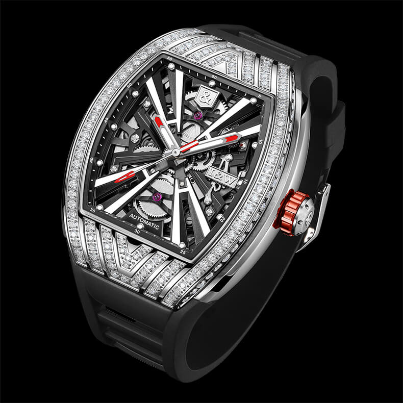 Mô tả Đồng hồ nam chính hãng IW Carnival Sport IW765G-2,kính sapphire,chống xước,chống nước 50m,Bh 24 tháng,máy cơ (automatic) - 2