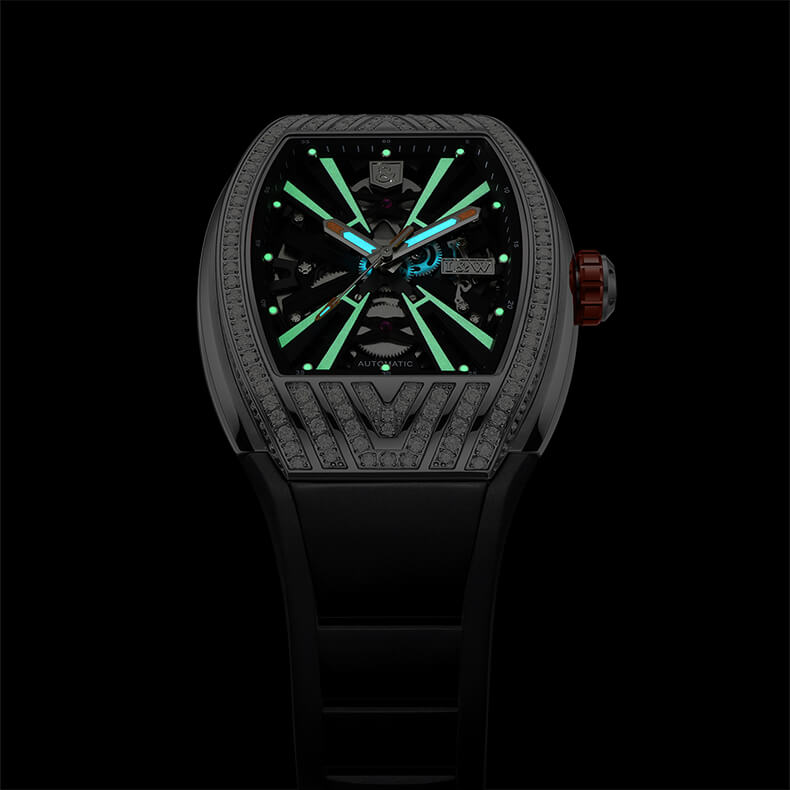 Mô tả Đồng hồ nam chính hãng IW Carnival Sport IW765G-2,kính sapphire,chống xước,chống nước 50m,Bh 24 tháng,máy cơ (automatic) - 6