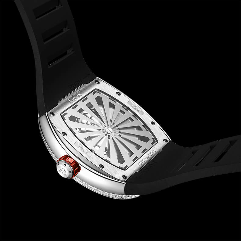 Mô tả Đồng hồ nam chính hãng IW Carnival Sport IW765G-2,kính sapphire,chống xước,chống nước 50m,Bh 24 tháng,máy cơ (automatic) - 7
