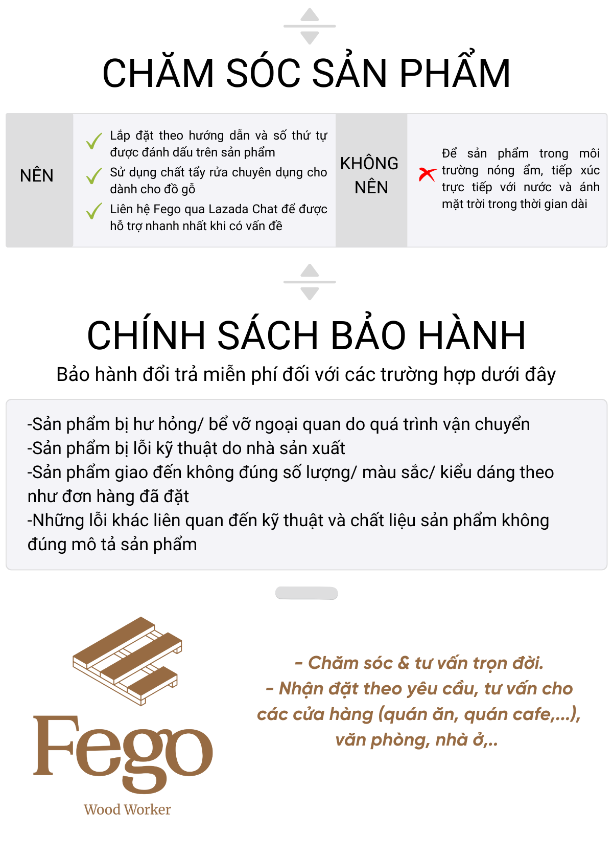 Mô tả Ghế đôn tròn gỗ thông FEGO cao 45cm phù hợp với bàn ăn và làm việc - 11
