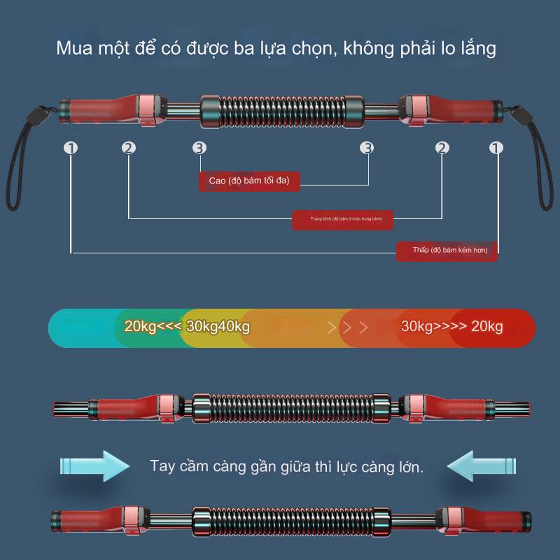Mô tả Gậy Bẻ Lò Xo Điều Chỉnh Lực 3 Mức Cao Cấp Thế Hệ Mới Chính Hãng Đại Nam Sport - 3
