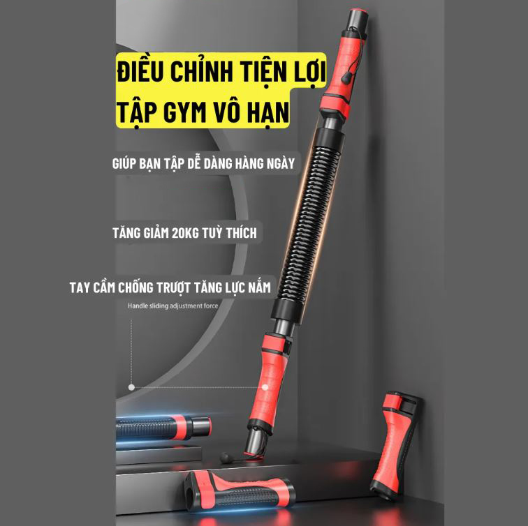 Mô tả Gậy Bẻ Lò Xo Điều Chỉnh Lực 3 Mức Cao Cấp Thế Hệ Mới Chính Hãng Đại Nam Sport - 6
