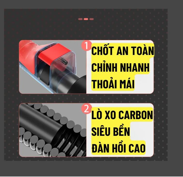 Mô tả Gậy Bẻ Lò Xo Điều Chỉnh Lực 3 Mức Cao Cấp Thế Hệ Mới Chính Hãng Đại Nam Sport - 11