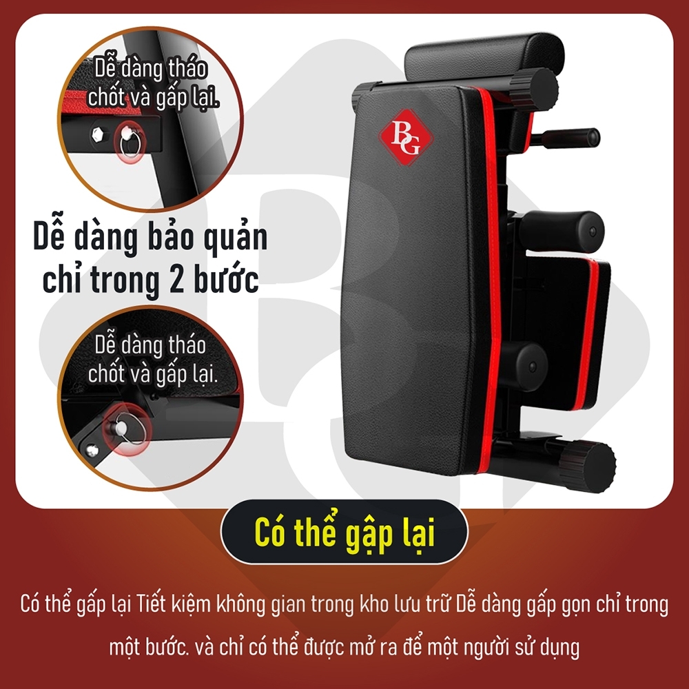Mô tả BG Ghế Tập Bụng Đa Năng Cao Cấp 3 IN 1 mẫu SU-222 - 2