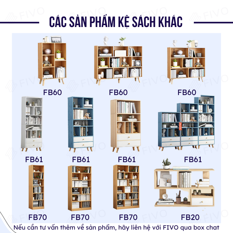 Mô tả Kệ Sách Gỗ Treo Tường Trang Trí Decor FB40 FIVO Không Cần Khoan,Tặng Kèm Đinh Và Móc Treo Inox, Dễ Dàng Gắn Lên Tường - 10