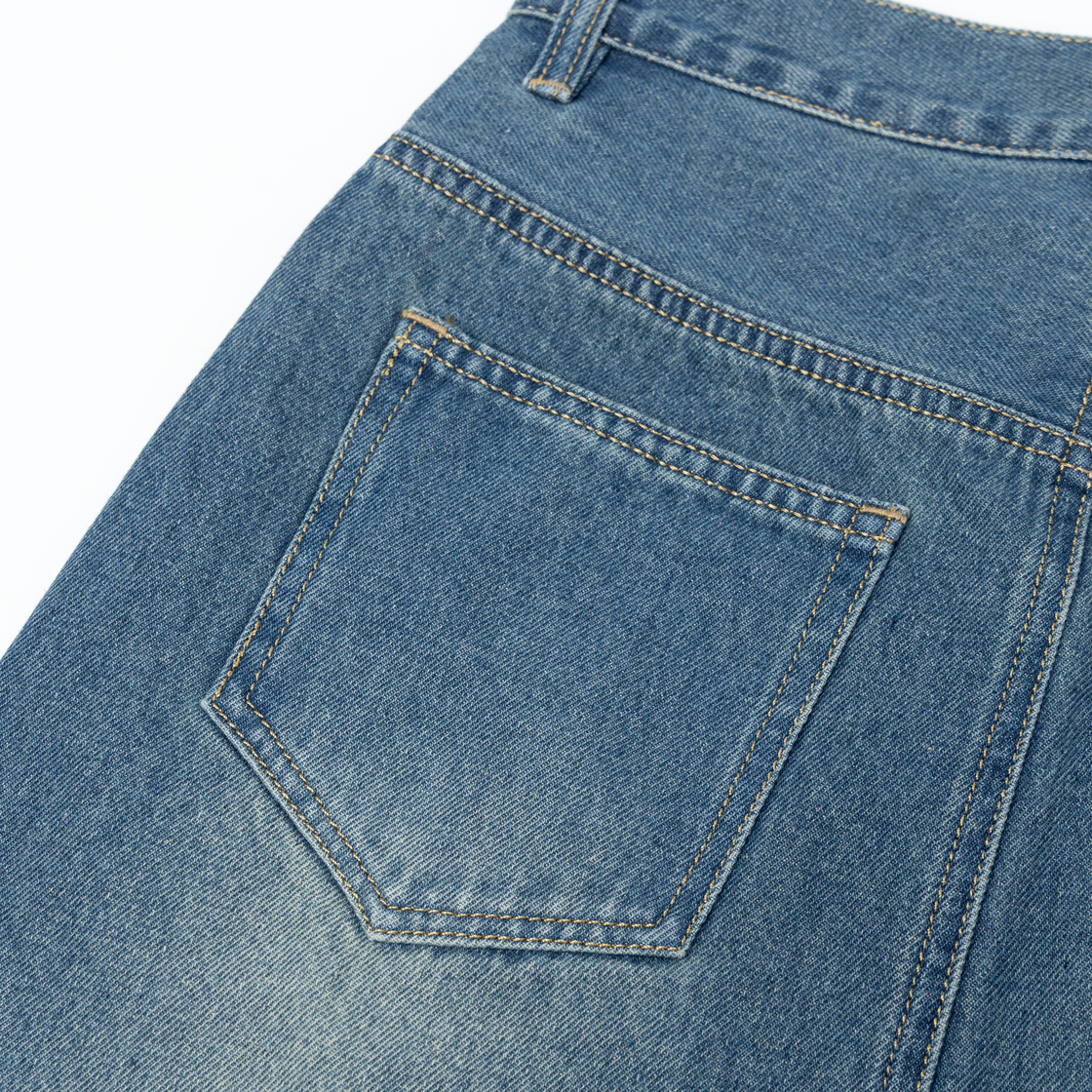 Mô tả Chân váy jean dáng dài  nữ thời trang thiết kế phong cách ulzzang Local Brand Midori Studio - 6
