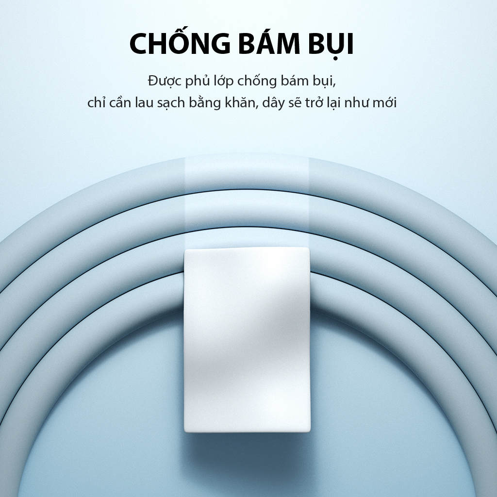 Mô tả Cáp Sạc Nhanh VIVAN VSCL120S/ VSCC120S (Type C to Lin/Type C to Type C) 120cm, Silicon Mềm Dẻo Chống Xoắn Nứt Gãy - 5