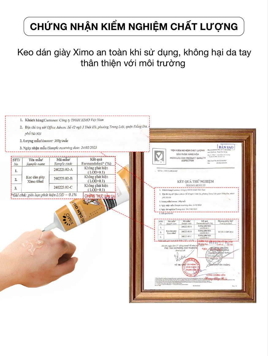 Keo dán giày an toàn